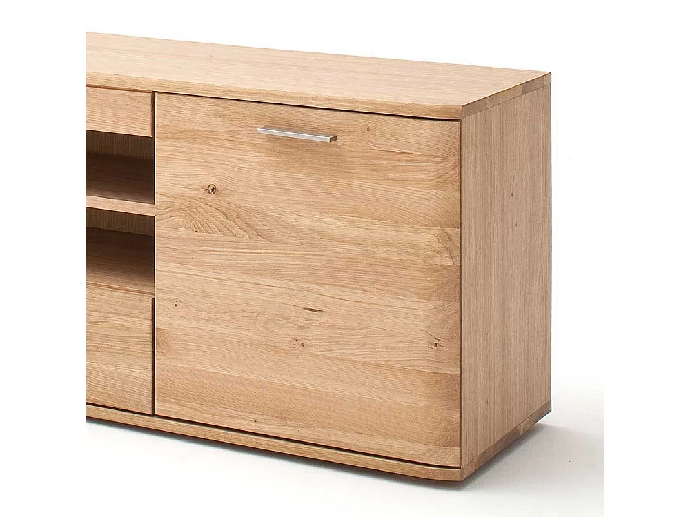 TV Lowboard in Eiche Bianco 200 cm breit