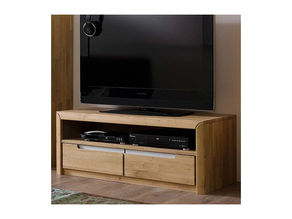 TV Board aus Wildeiche Bianco geölt und gewachst