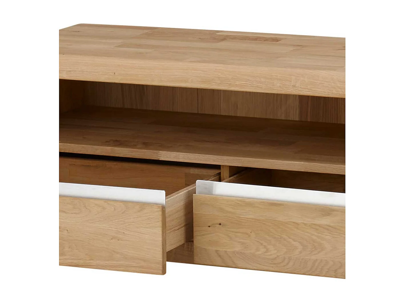 TV Board aus Wildeiche Bianco geölt und gewachst