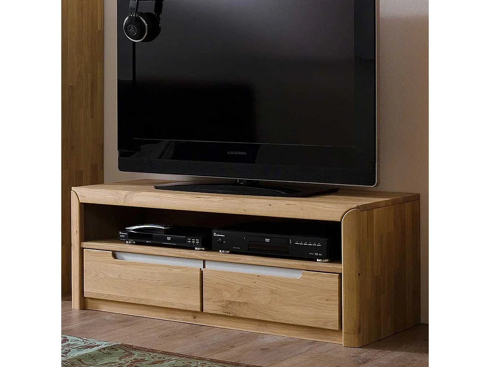 TV Board aus Wildeiche Bianco geölt und gewachst