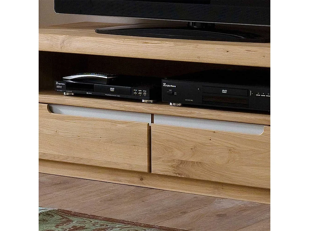 TV Board aus Wildeiche Bianco geölt und gewachst