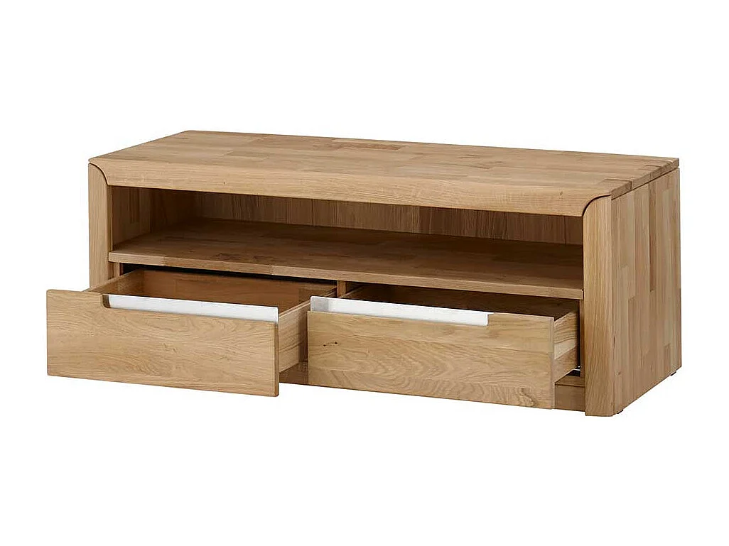 TV Board aus Wildeiche Bianco geölt und gewachst