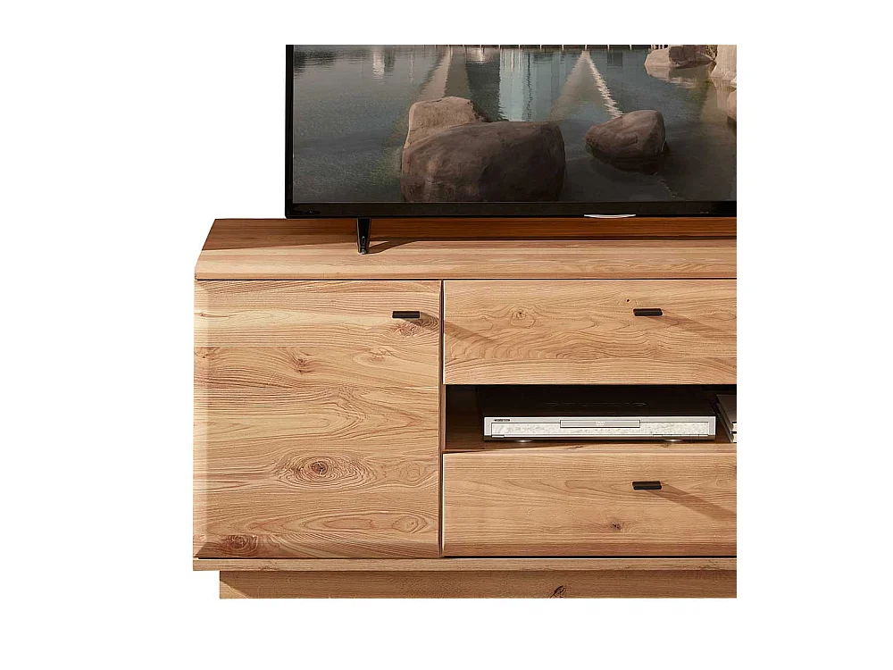 TV Bank teilmassiv in modernem Design Soft Close Funktion