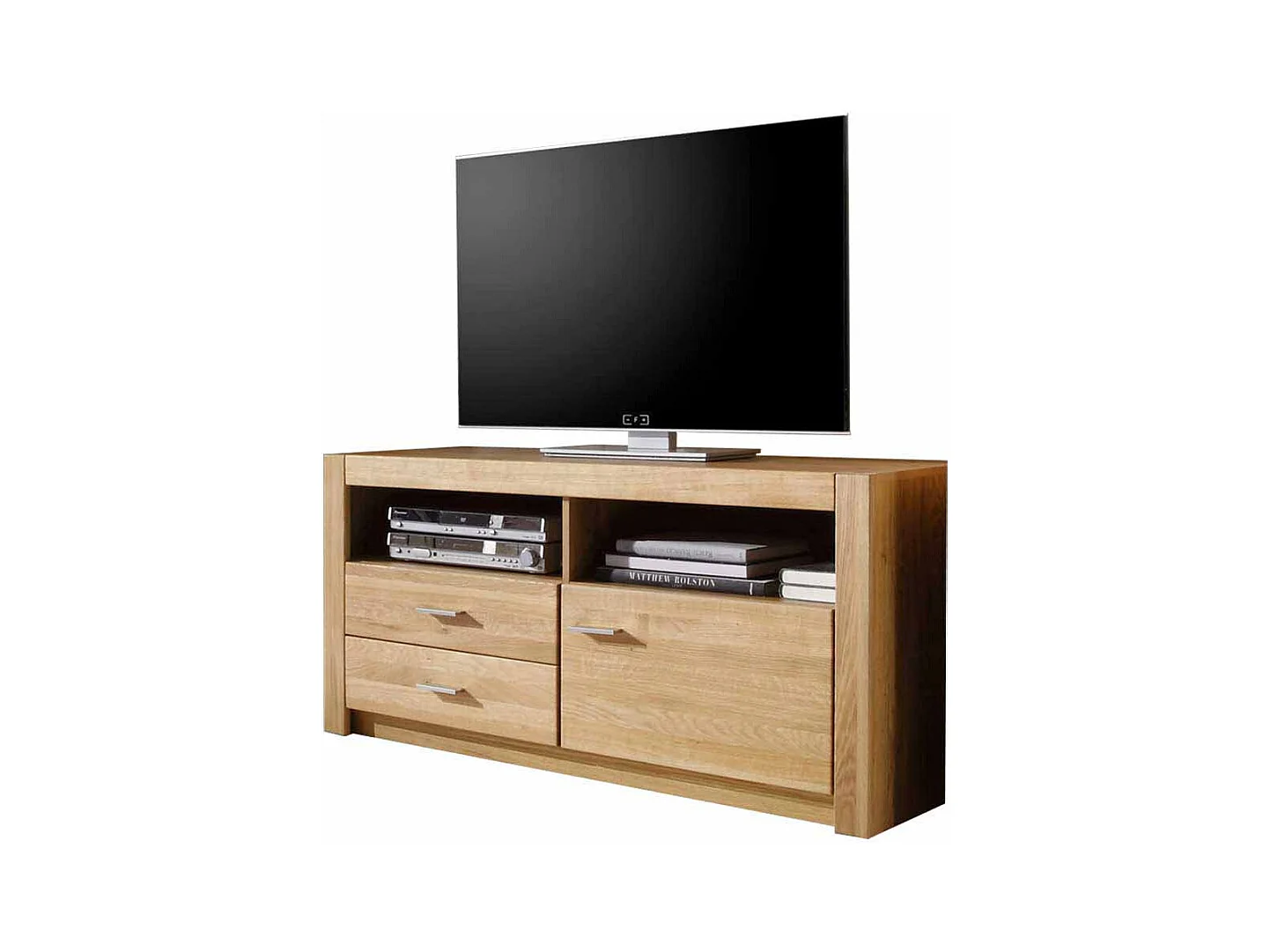TV Unterschrank aus Asteiche teilmassiv ge�lt modern