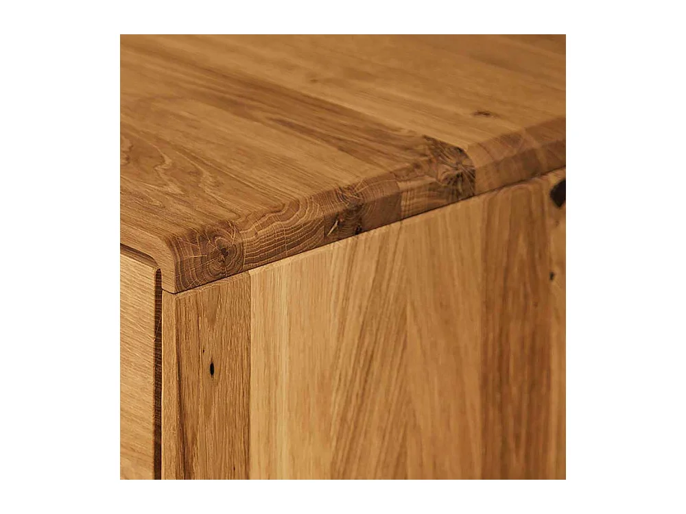 Fernsehlowboard aus Wildeiche Massivholz 180 cm breit