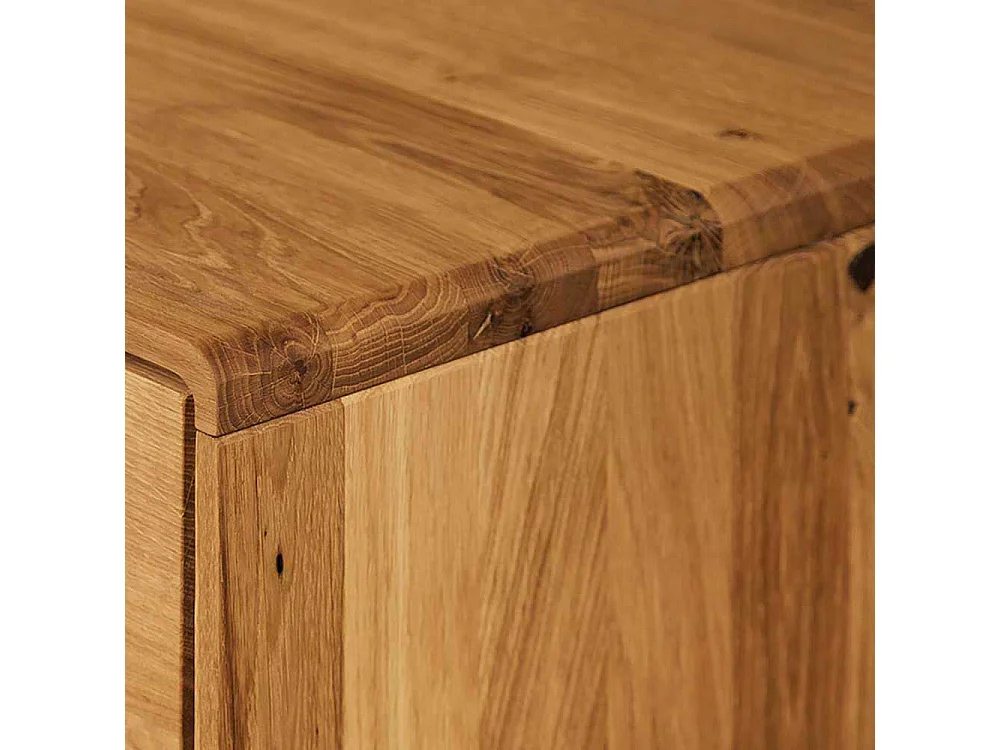 Fernsehboard aus Wildeiche Massivholz 220 cm breit