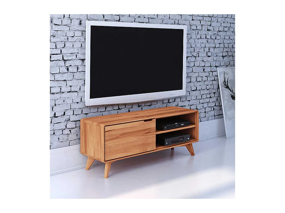Fernsehboard aus Kernbuche Massivholz 120 cm breit