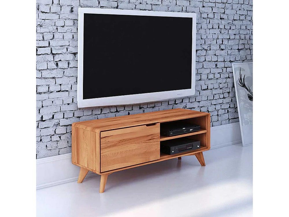 Fernsehboard aus Kernbuche Massivholz 120 cm breit