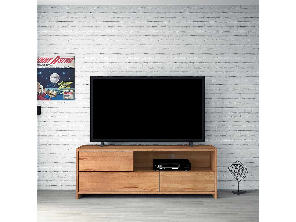TV Lowboard aus Kernbuche Massivholz 150 cm