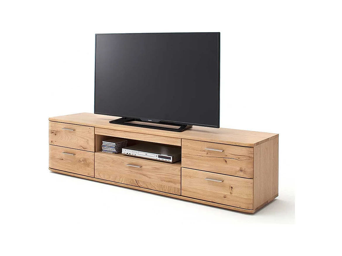 TV Board in Eiche Bianco 175 cm breit