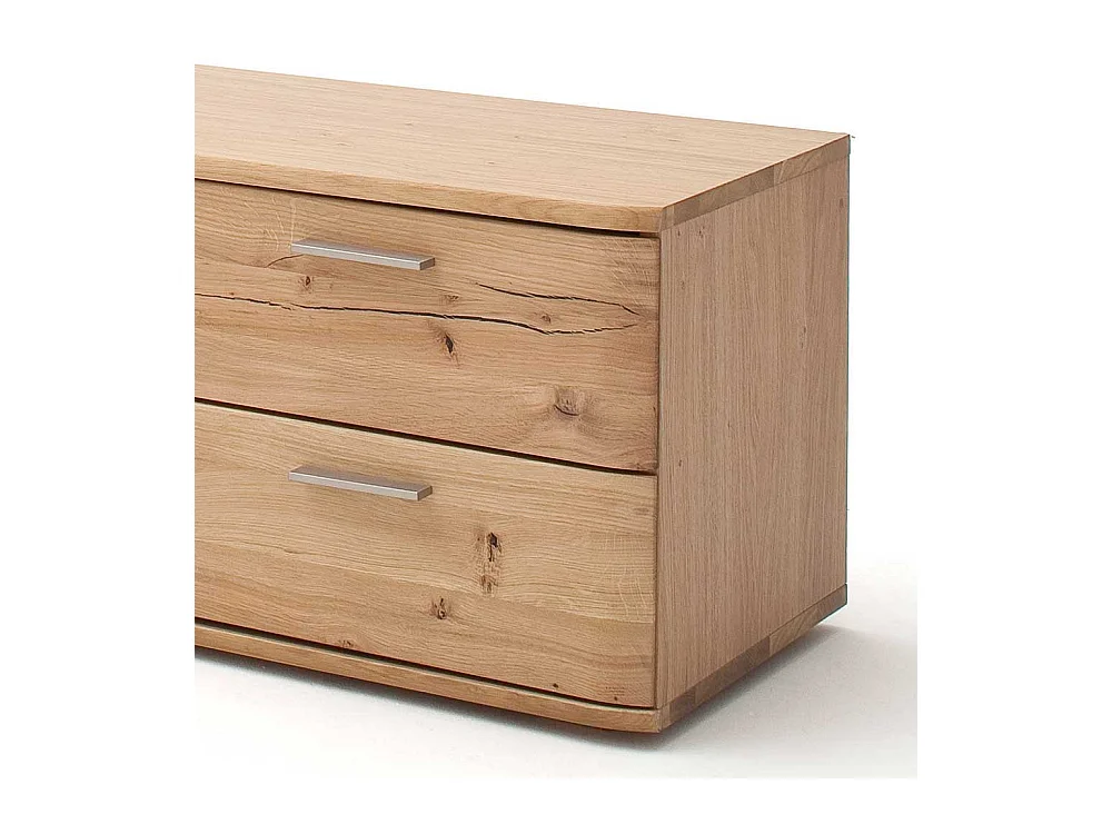 TV Board in Eiche Bianco 175 cm breit