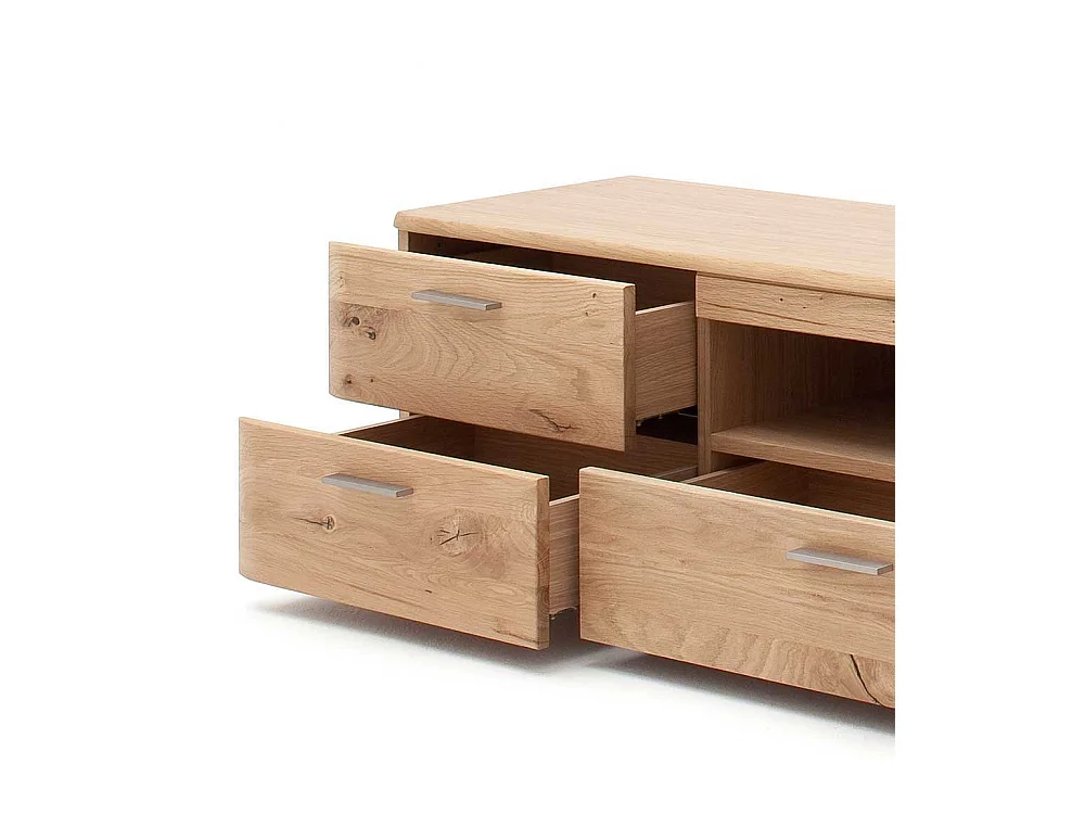 TV Board in Eiche Bianco 175 cm breit