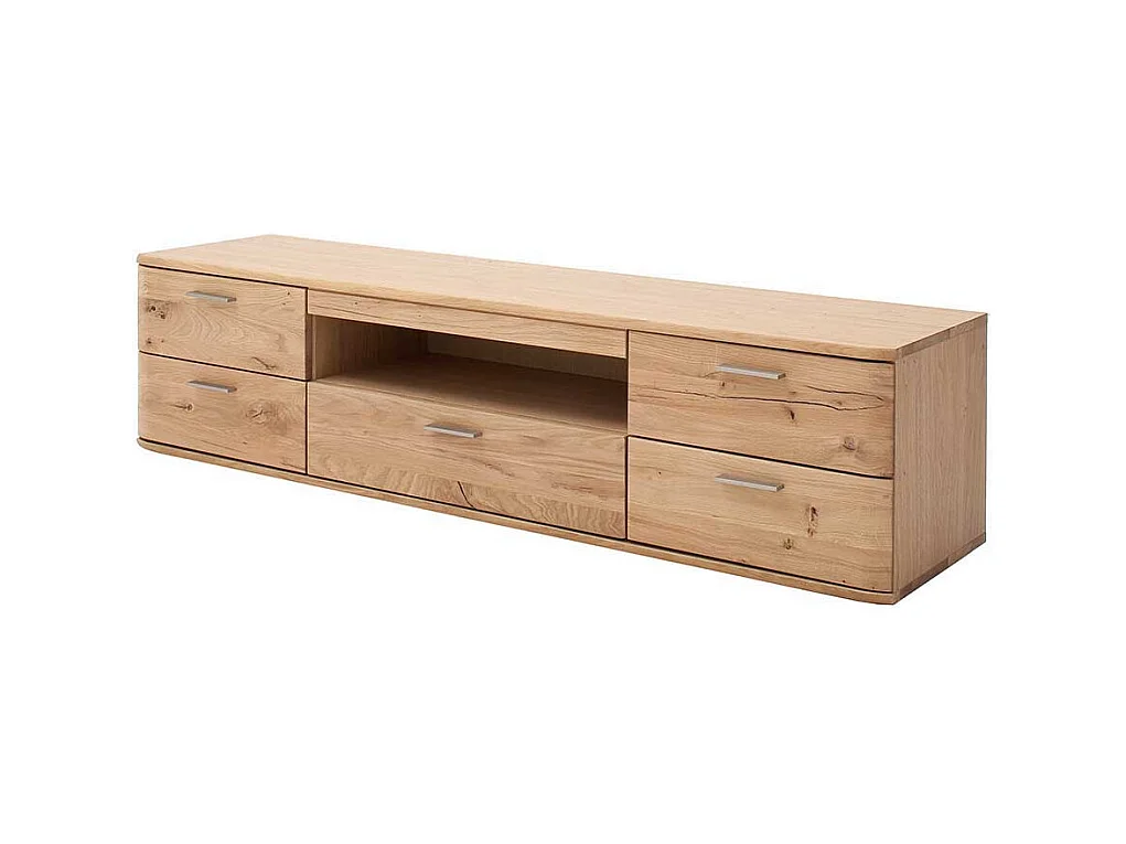 TV Board in Eiche Bianco 175 cm breit