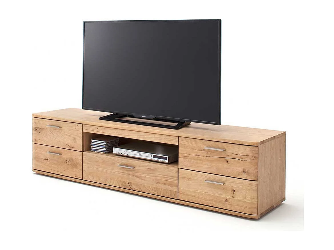 TV Board in Eiche Bianco 175 cm breit