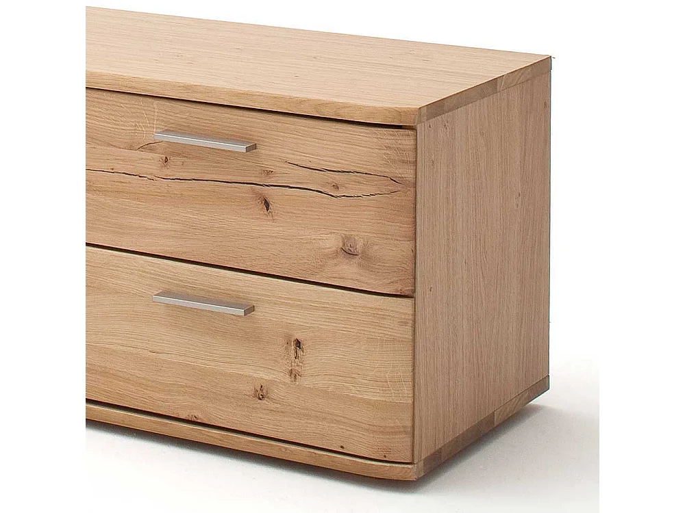 TV Board in Eiche Bianco 175 cm breit