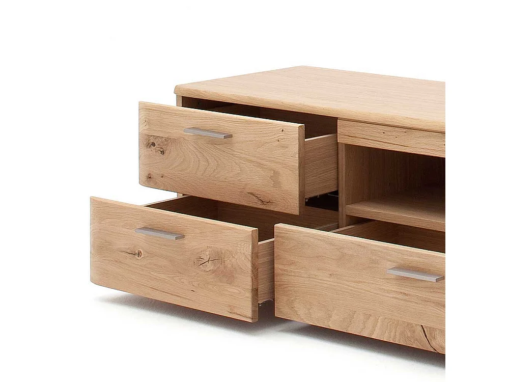 TV Board in Eiche Bianco 175 cm breit