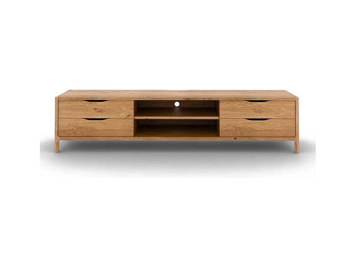 Fernsehboard TV Board mit Schubladen und offenen Fächern