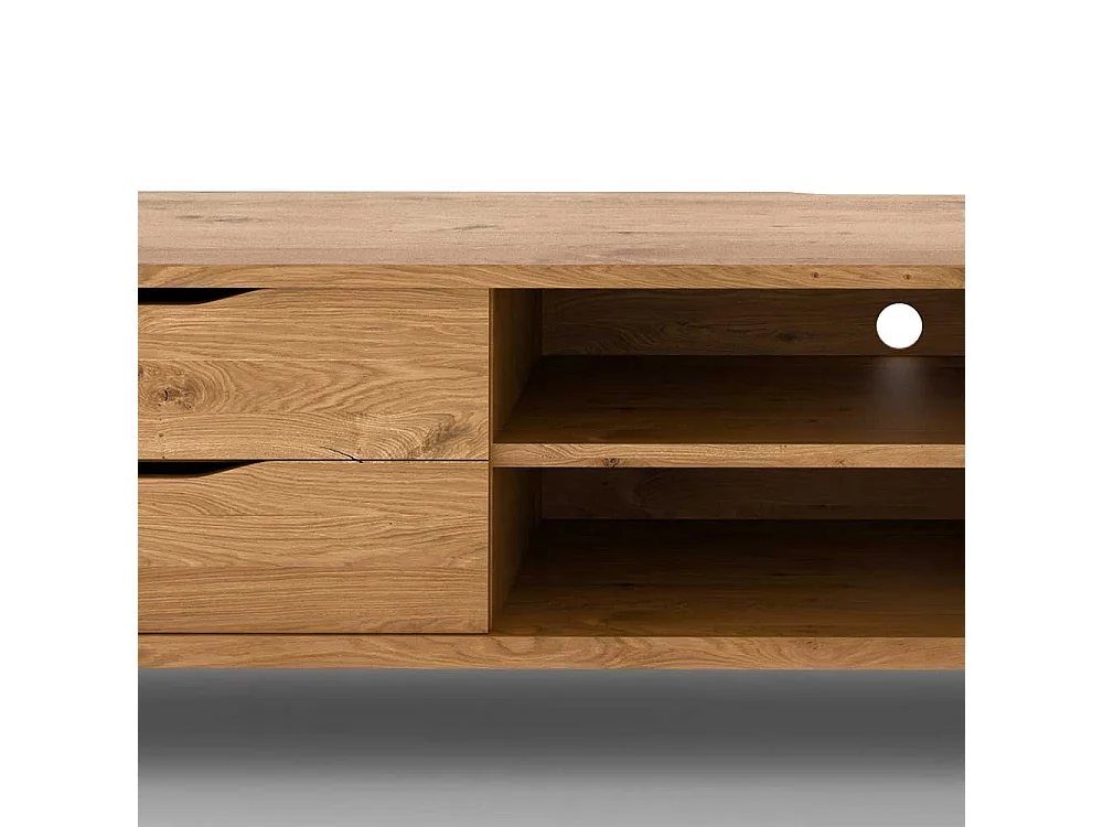 Fernsehboard TV Board mit Schubladen und offenen Fächern