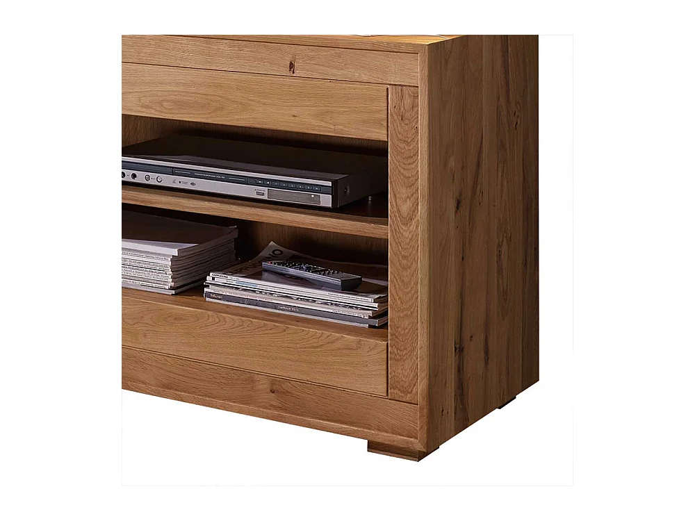 TV Schrank aus Wildeiche Massivholz 130 cm breit