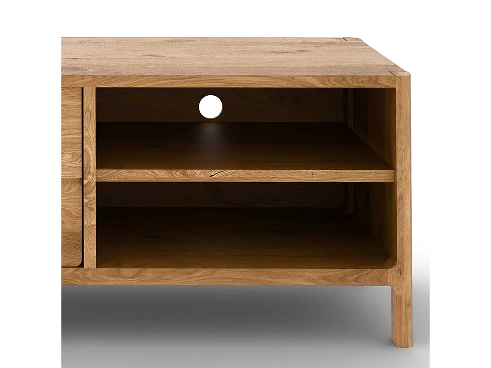 TV Board Lowboard mit Türen und offenen Fächern