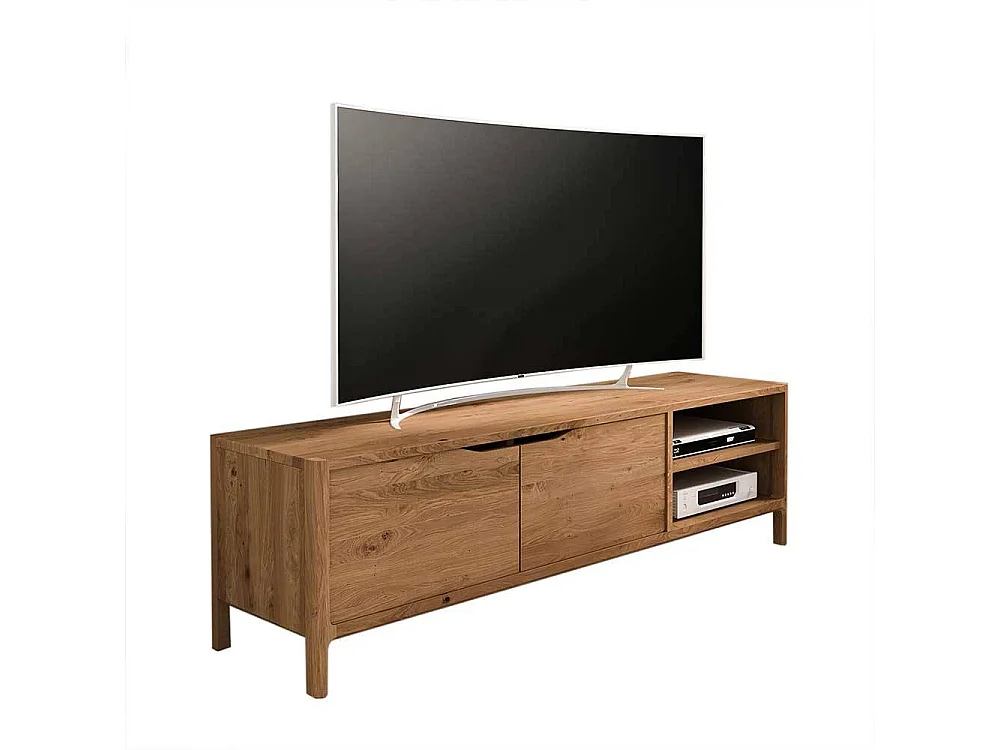 TV Board Lowboard mit Türen und offenen Fächern