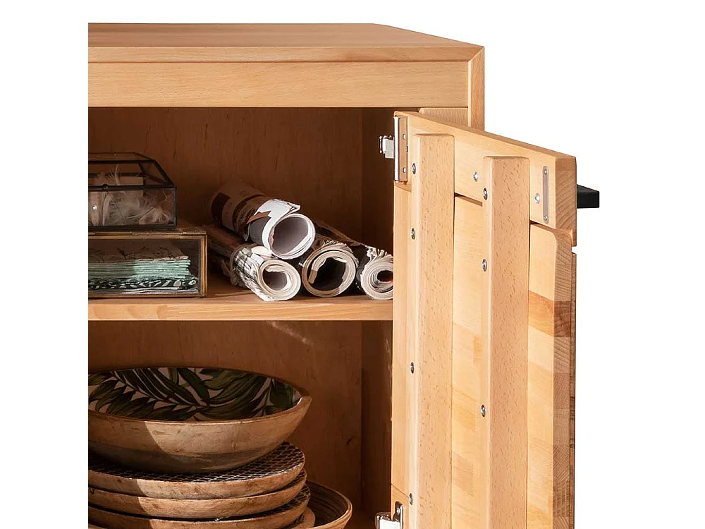 Unterschrank Fernseher massiv aus Kernbuche 150 cm breit