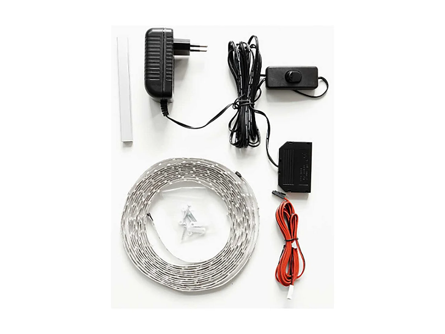 Unterschrank Fernseher modern in Lichtgrau und Wildeiche Holzoptik 195 cm breit