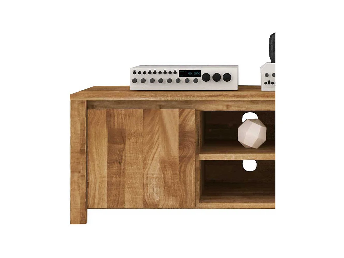 TV Board aus Wildeiche Massivholz natur geölt