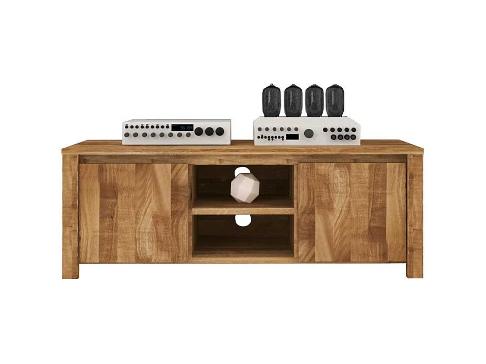 TV Board aus Wildeiche Massivholz natur geölt