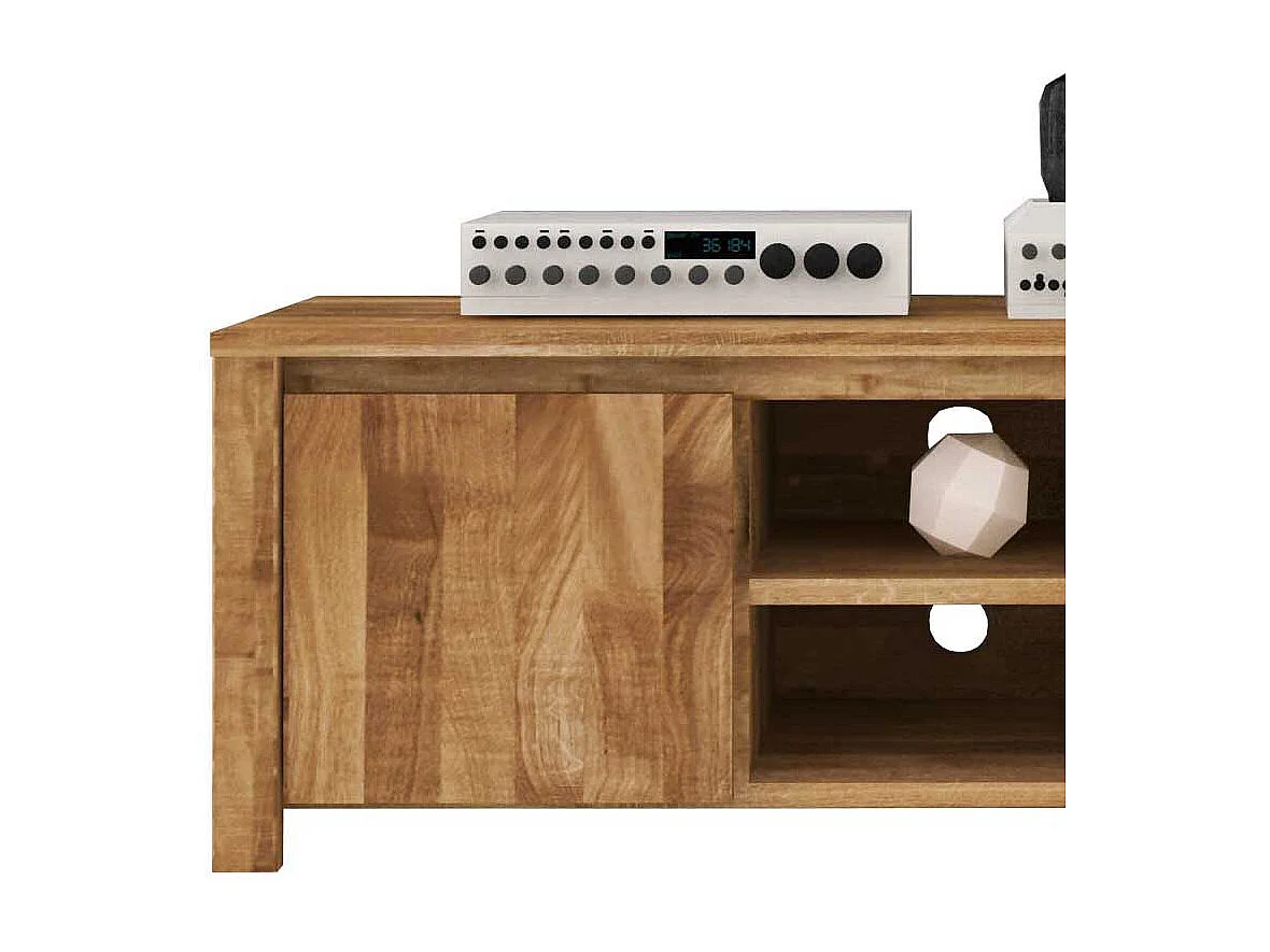 TV Board aus Wildeiche Massivholz natur geölt