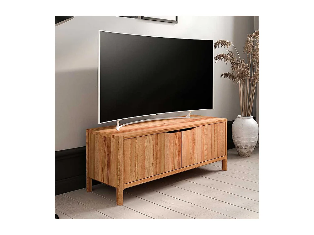 TV Board Lowboard mit Türen und Vierfußgestell