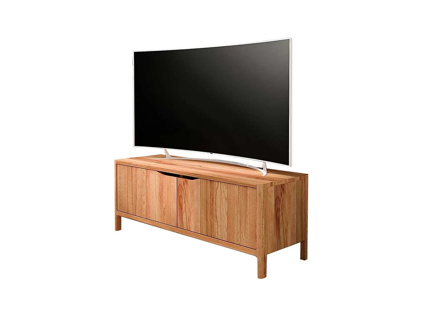 TV Board Lowboard mit Türen und Vierfußgestell