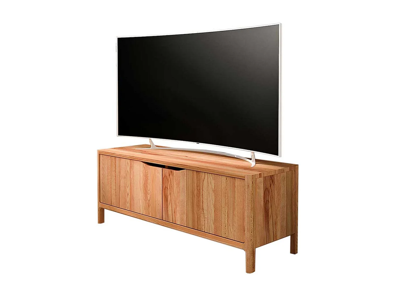 TV Board Lowboard mit Türen und Vierfußgestell