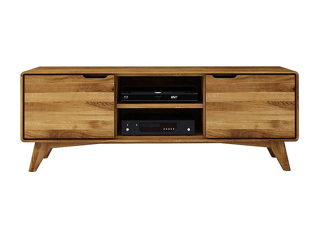 Fernsehmöbel aus Wildeiche Massivholz Türen