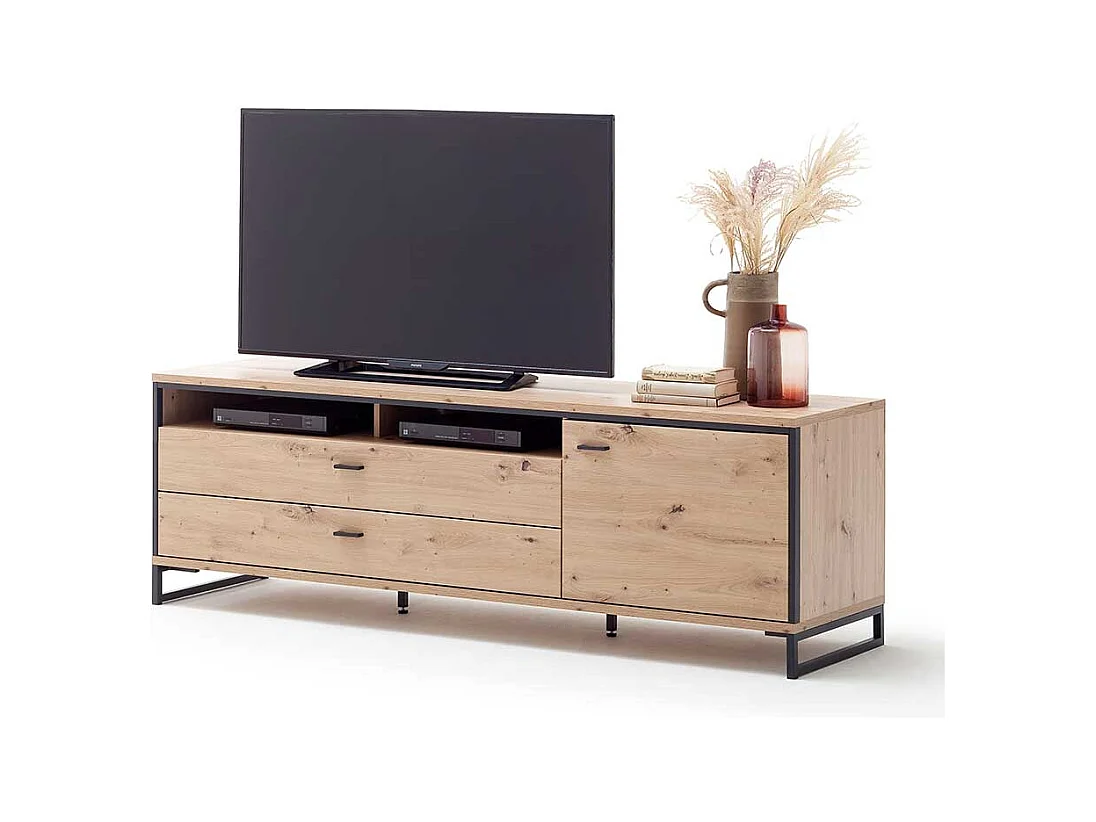 Fernsehunterschrank in Eichefarben 60 cm hoch