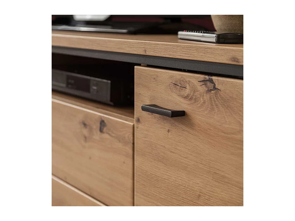 Fernsehunterschrank in Eichefarben 60 cm hoch