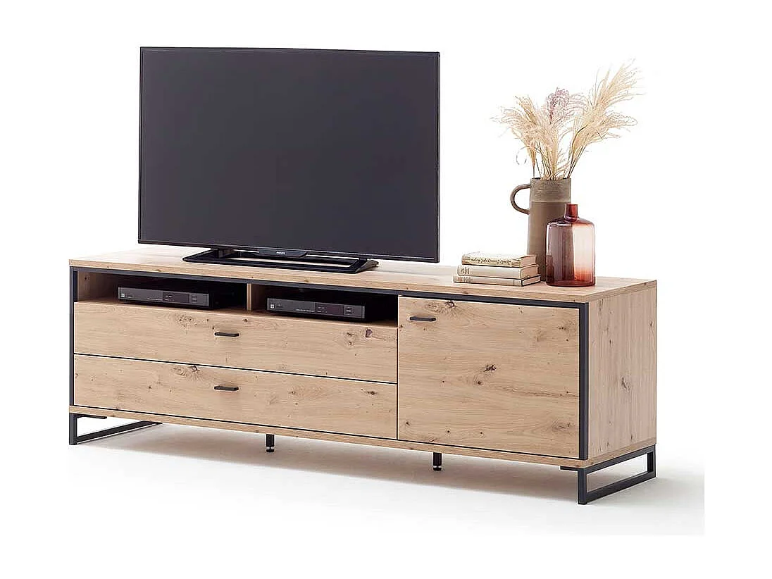 Fernsehunterschrank in Eichefarben 60 cm hoch