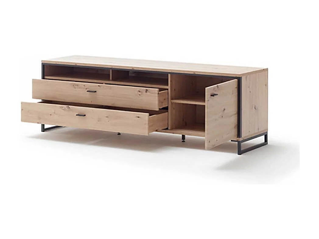 Fernsehunterschrank in Eichefarben 60 cm hoch