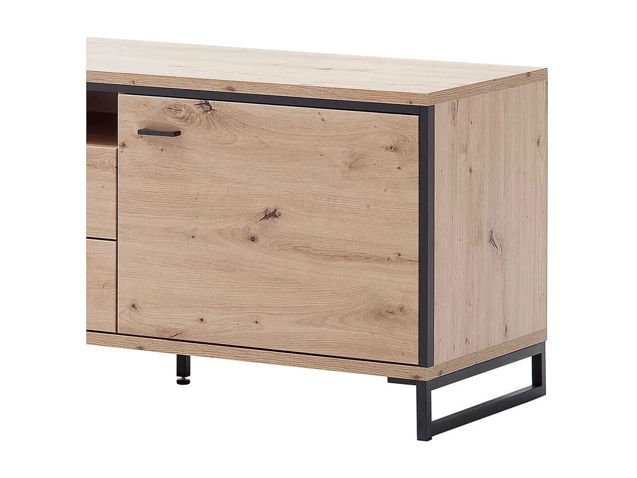 Fernsehunterschrank in Eichefarben 60 cm hoch