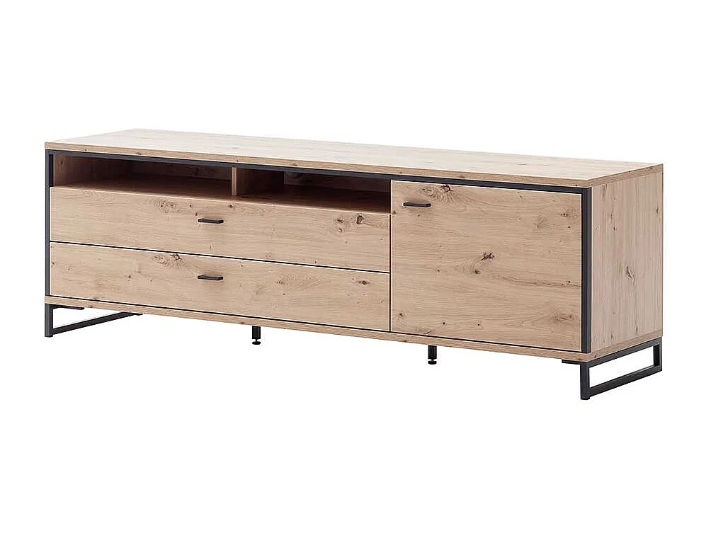 Fernsehunterschrank in Eichefarben 60 cm hoch