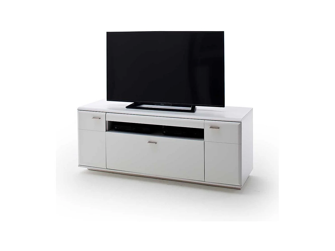 Fernsehunterschrank in Weiß 150 cm breit