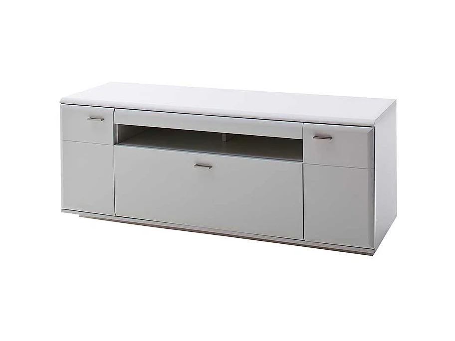 Fernsehunterschrank in Weiß 150 cm breit