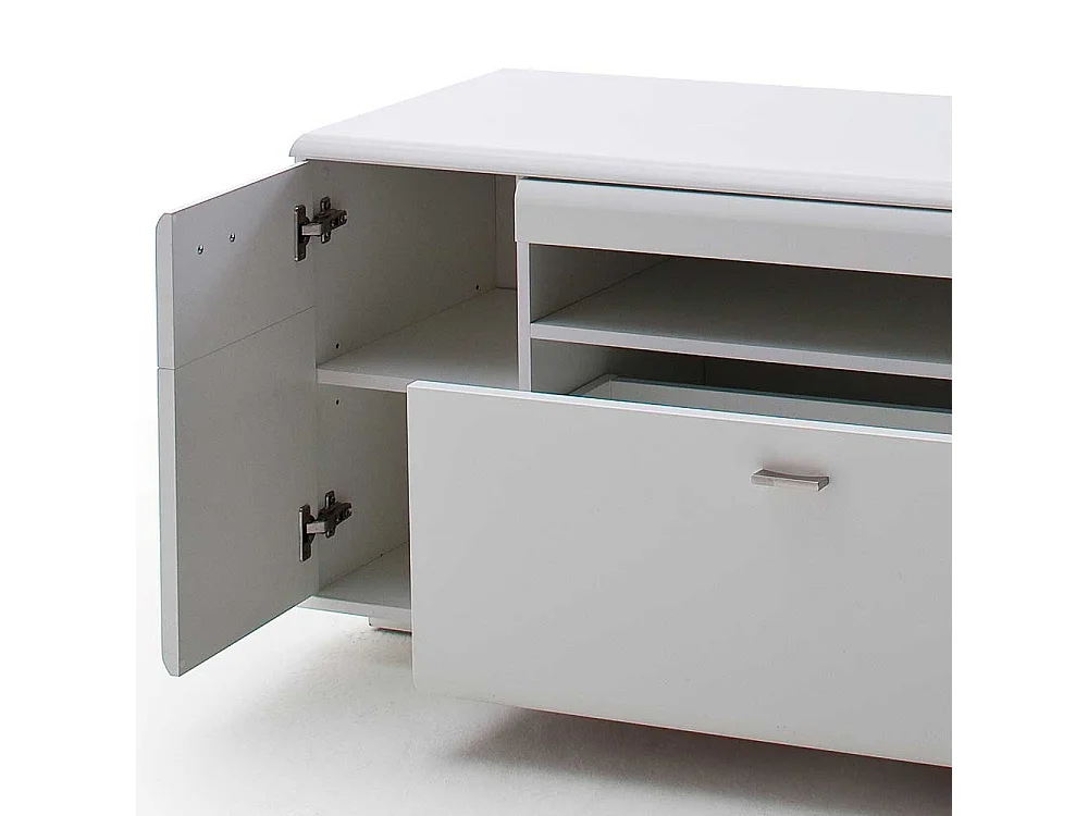 Fernsehunterschrank in Weiß 150 cm breit