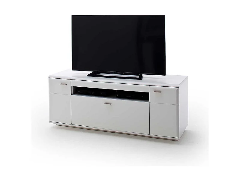 Fernsehunterschrank in Weiß 150 cm breit