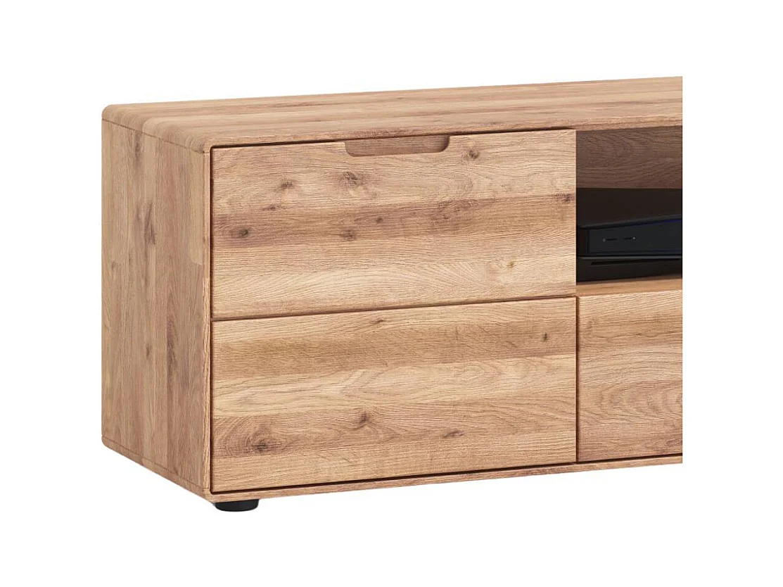 TV Sideboard Phonomöbel aus Wildeiche Massivholz 149 cm breit