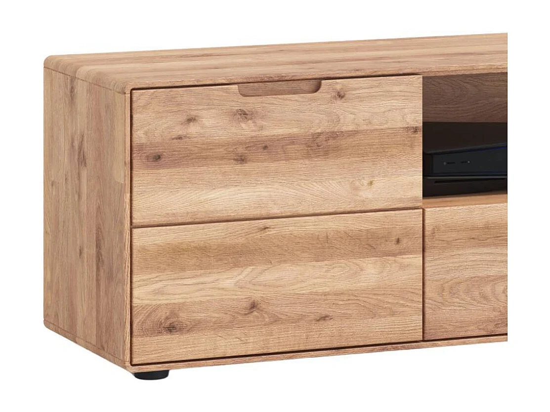 TV Sideboard Phonomöbel aus Wildeiche Massivholz 149 cm breit