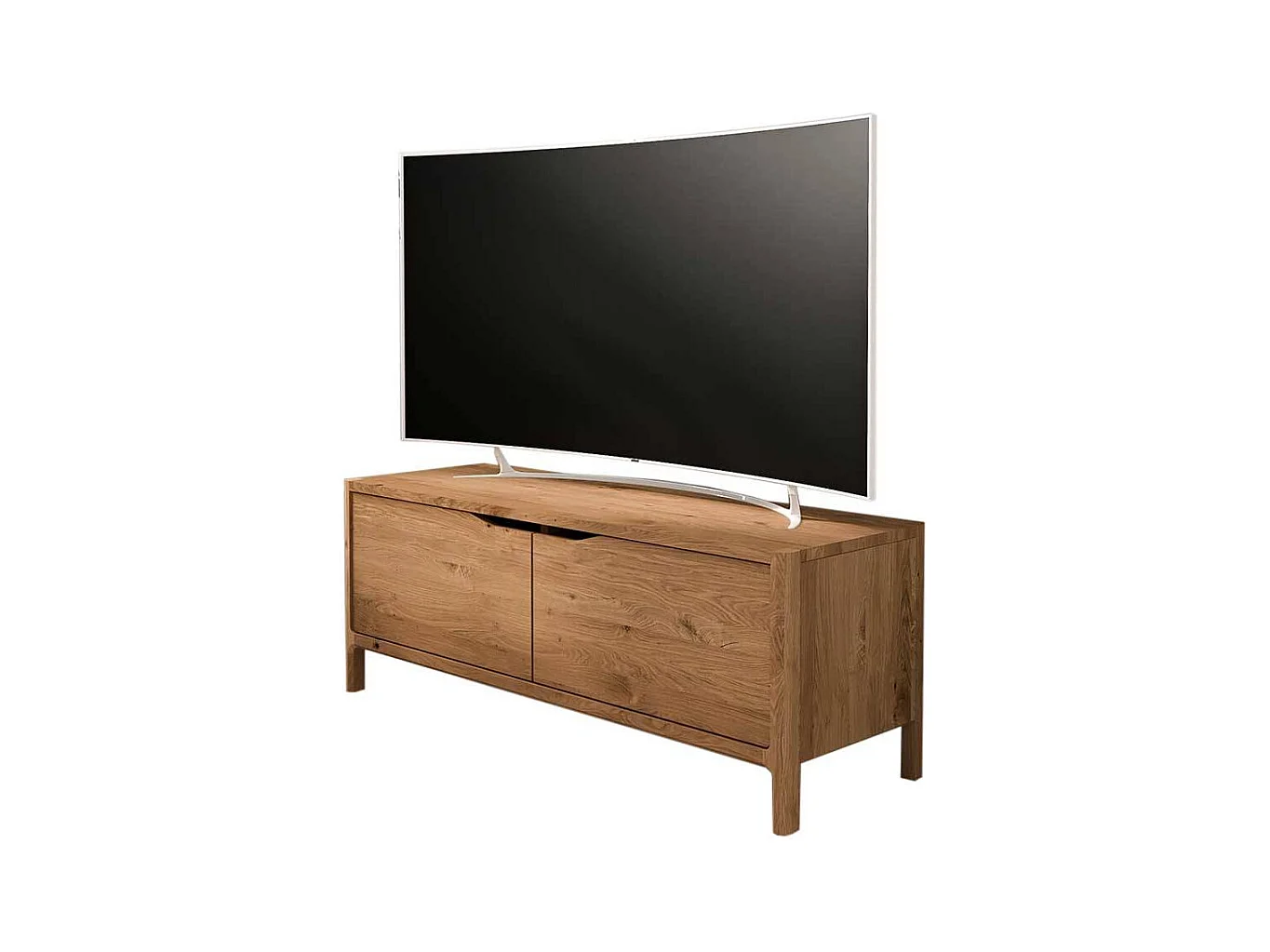 TV Board Lowboard aus Massivholz mit Türen