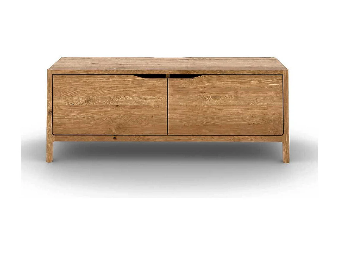 TV Board Lowboard aus Massivholz mit Türen