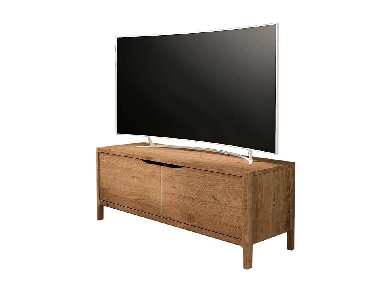 TV Board Lowboard aus Massivholz mit Türen