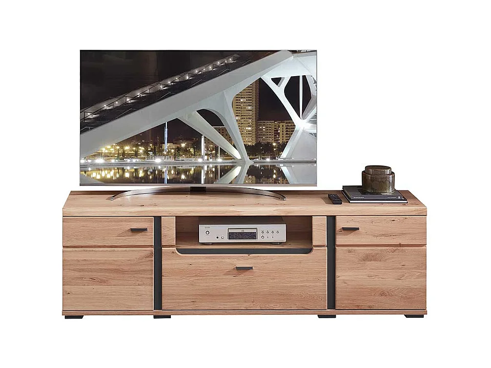 Fernsehtisch in Wildeichefarben Eschefarben